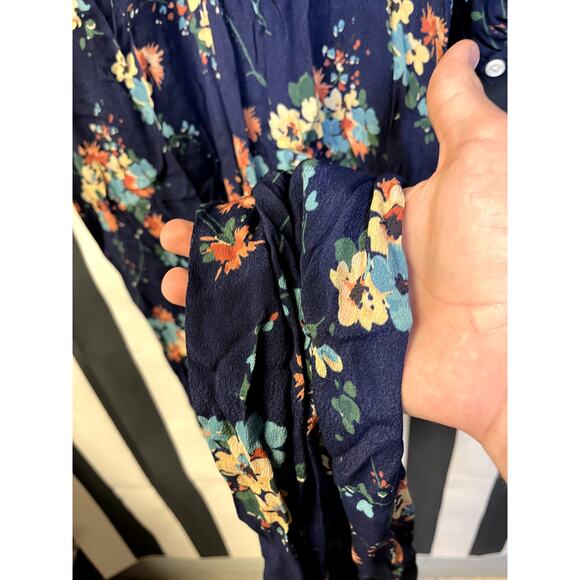 CAPULET Nat V-Neck Wide Leg Jumpsuit Full Length in Sedona Floral Size S - Picture 5 of 10